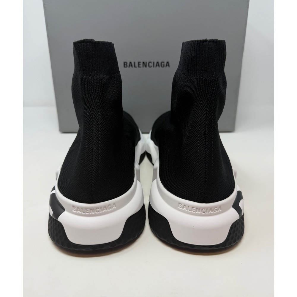 Balenciaga Speed Graffiti Trainer Black/White Size 14 US 47 EU - Picture 5 of 10
